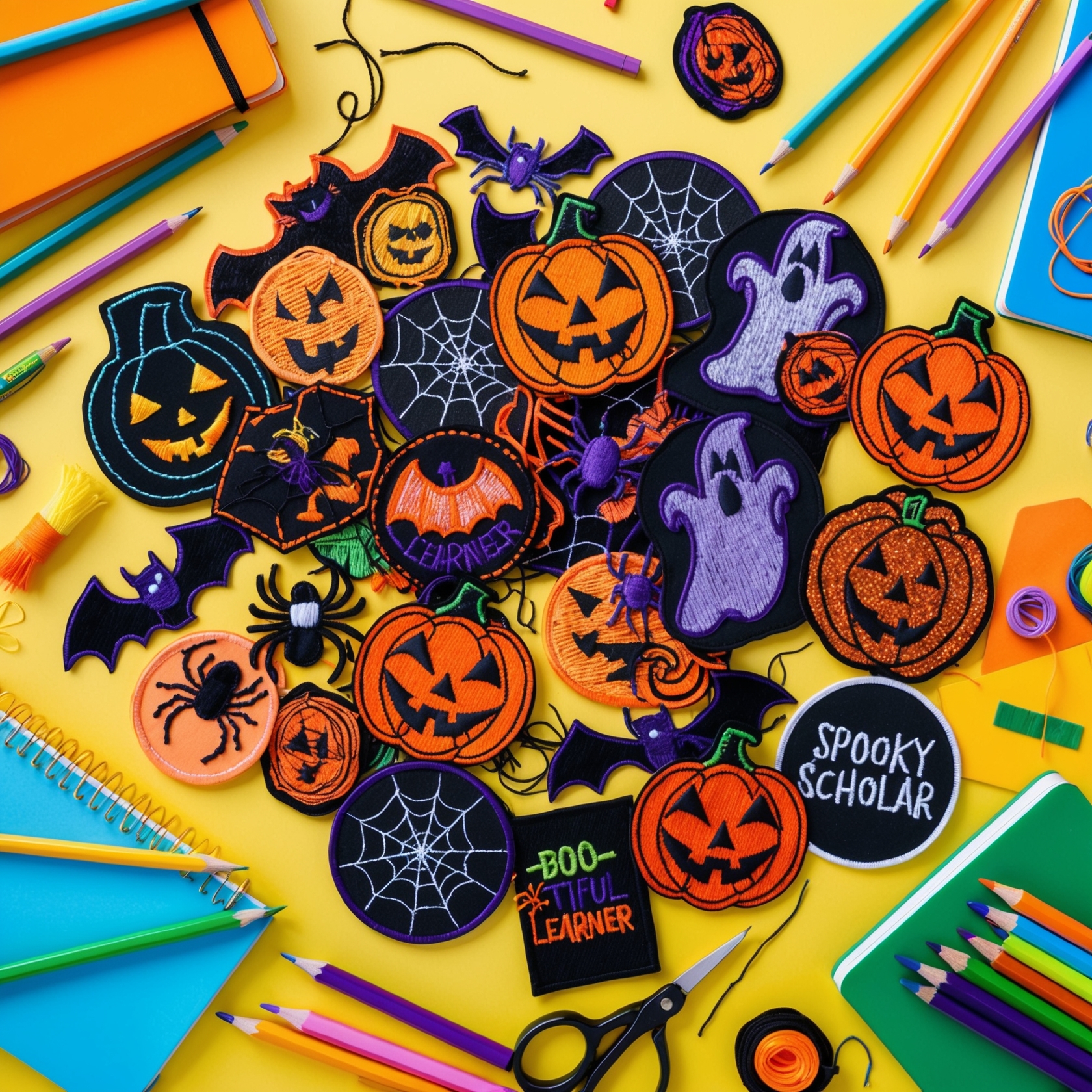 Custom Halloween patches