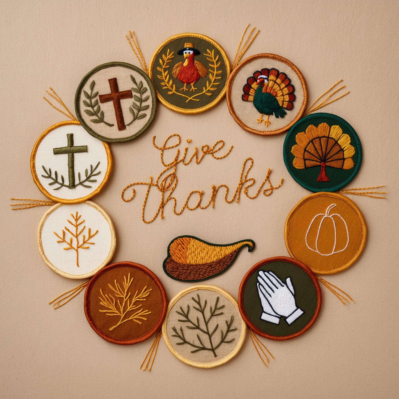 Thanksgiving patches