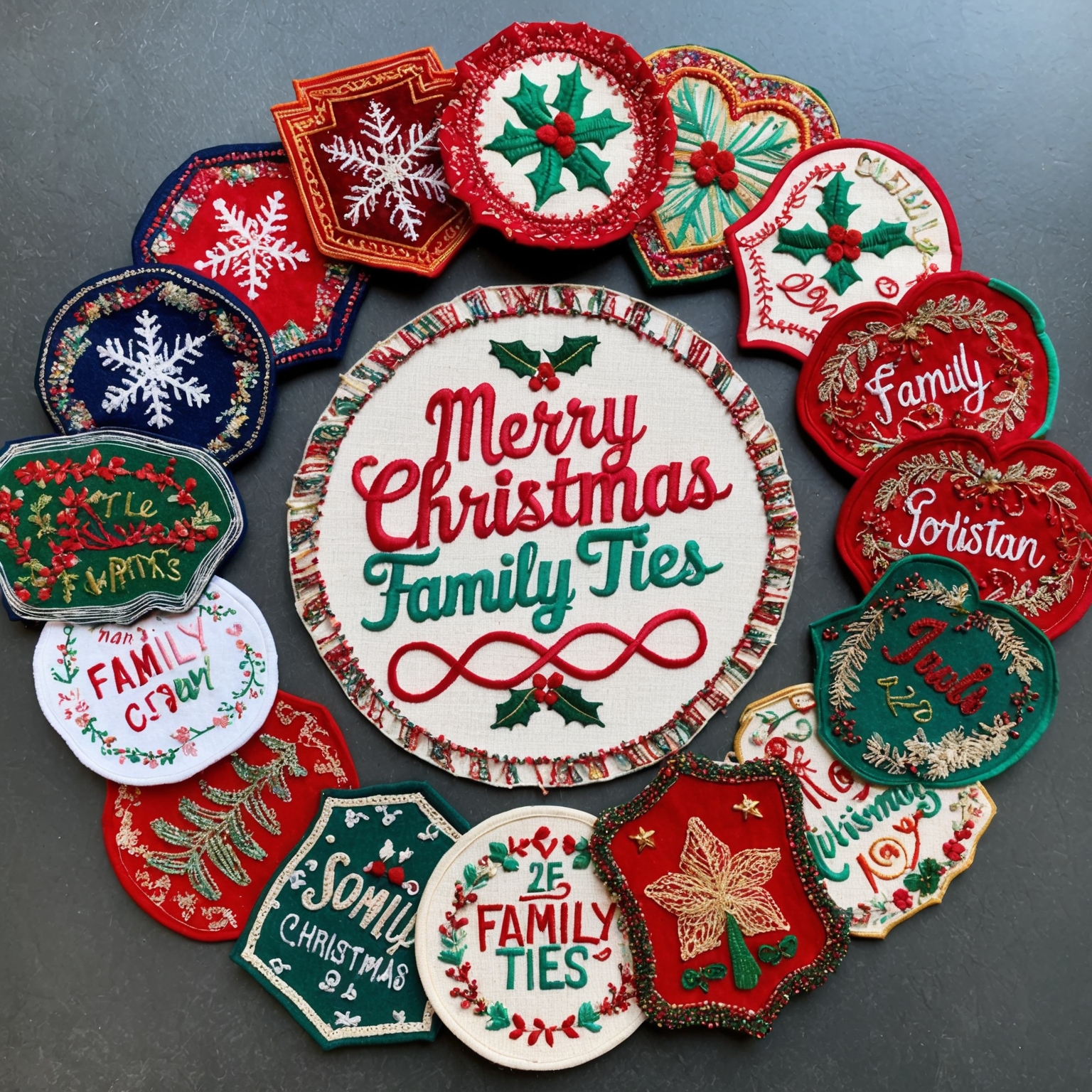 Celebrate Togetherness in Style: Custom Patches for Christmas Reunions ...